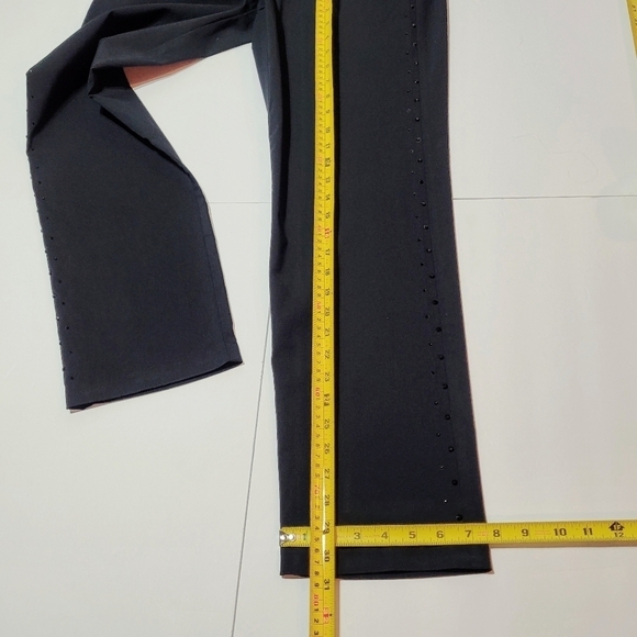 Style & Co. Black Pull on Leggins with Onyx Bling (L) - Picture 12 of 12